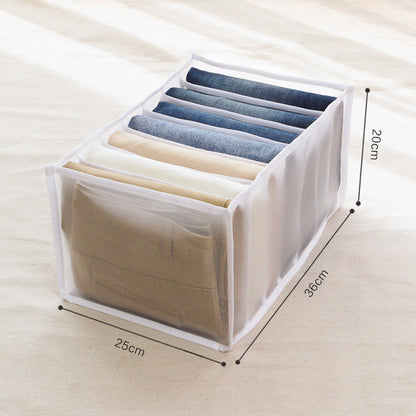 Underwear storage bag for panties and bras