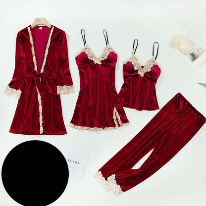 Sexy velvet pajamas
