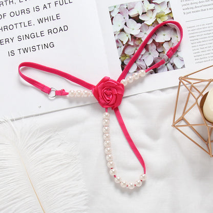 Pearl Rose Thong Panties