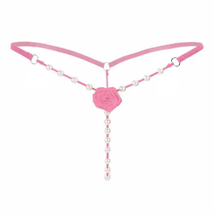 Pearl Rose Thong Panties