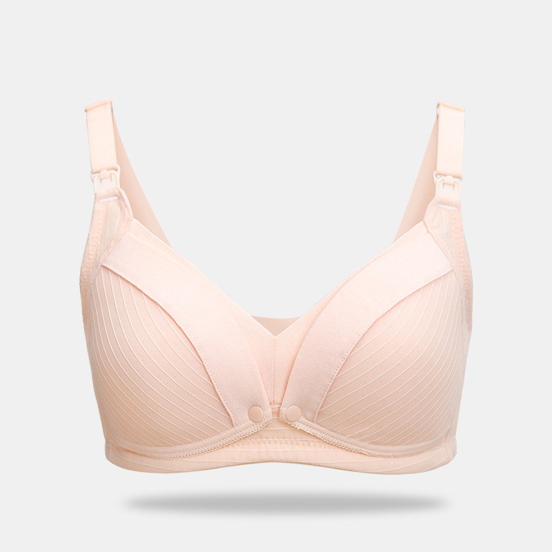 Nursing bra without underwire inner open