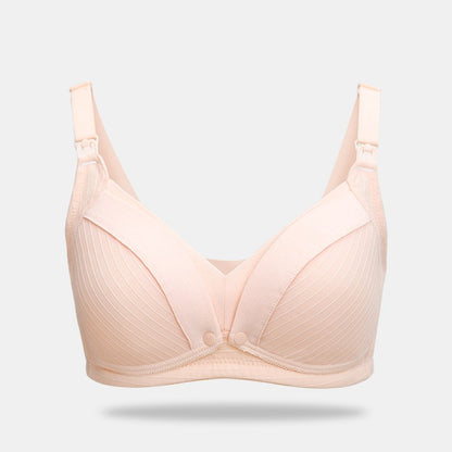 Nursing bra without underwire inner open