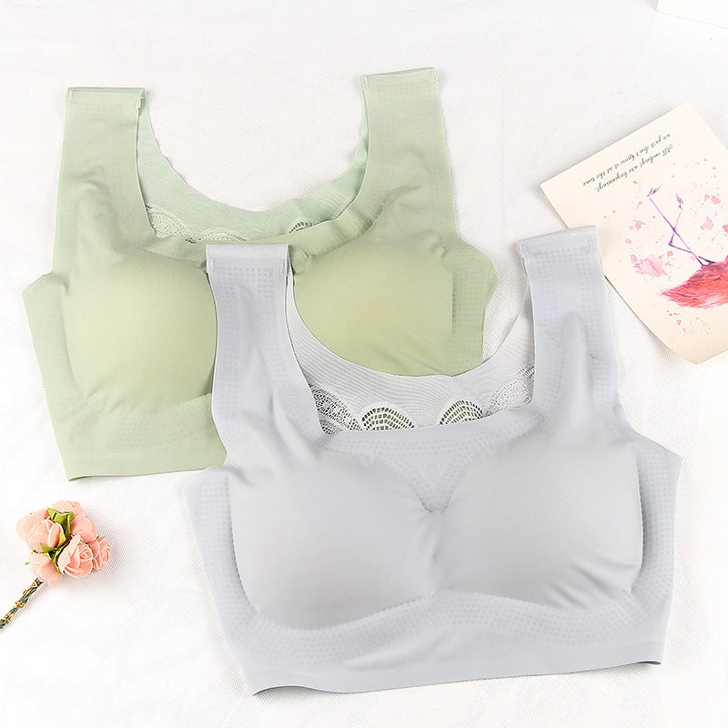 Seamless Butterfly Active Bra With Pads
