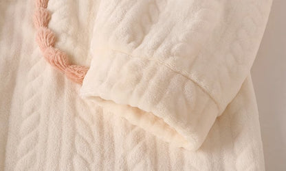 Flannel Long Sleeve Warm Pajama Sets