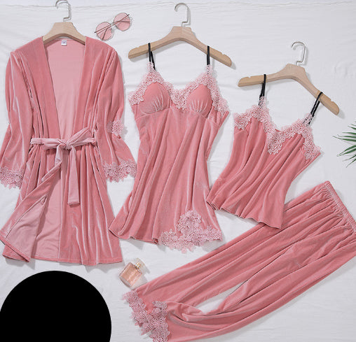 Sexy velvet pajamas