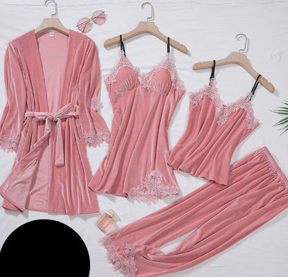 Sexy velvet pajamas