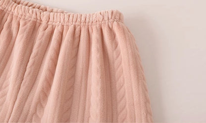 Flannel Long Sleeve Warm Pajama Sets