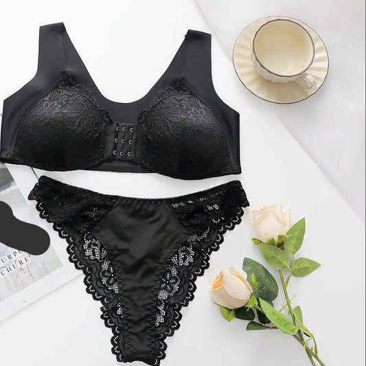 Women's Lingerie Set, Front Buckle, Comfortable Push-up Bra