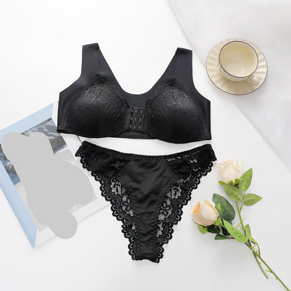 Women's Lingerie Set, Front Buckle, Comfortable Push-up Bra