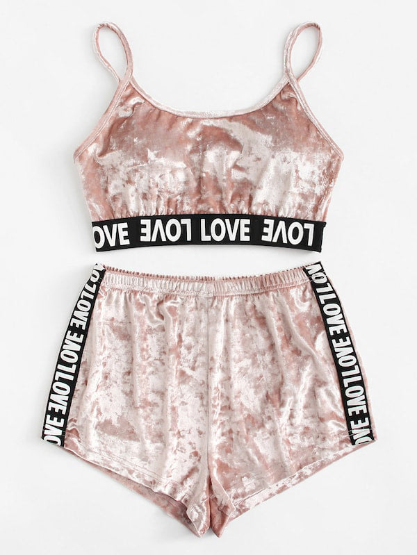 Velvet Pajamas Set