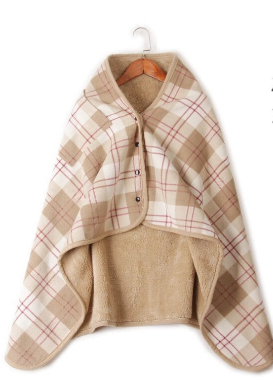 Fleece wrap blanket
