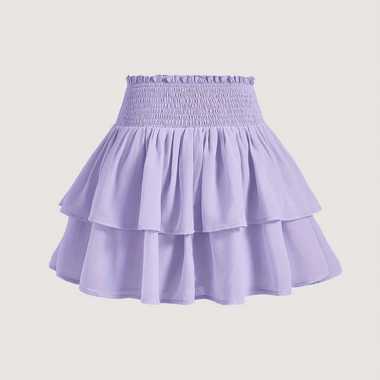 Puff Short Skirt Ballet Cake Dress High Waist Slimming
