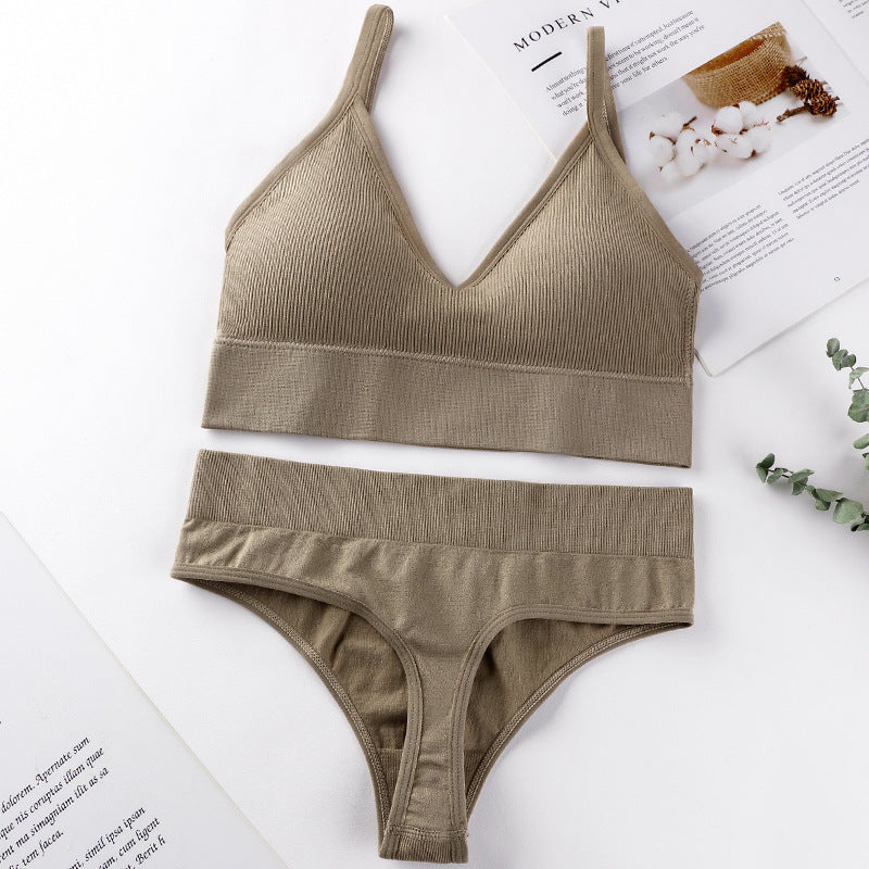 Push Up Sports Bra Set