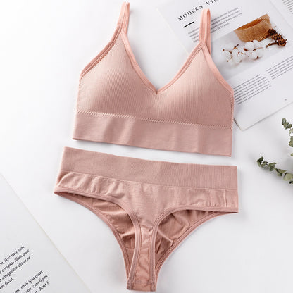 Push Up Sports Bra Set