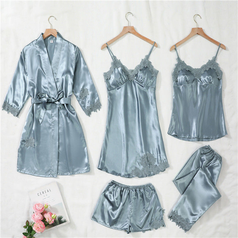 Five Piece Sexy Pajama Set