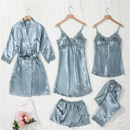 Five Piece Sexy Pajama Set