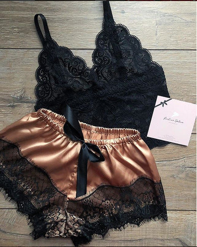 Lace Lingerie Suit