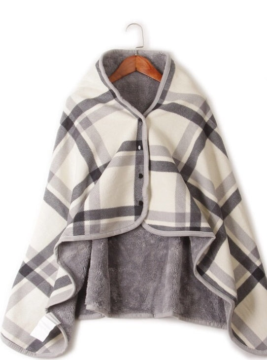 Fleece wrap blanket