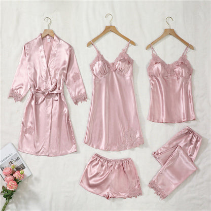 Five Piece Sexy Pajama Set