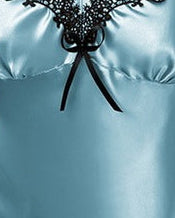 Satin Dress With Cups