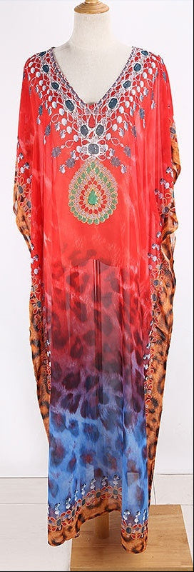 Slit sexy cover-up lingerie