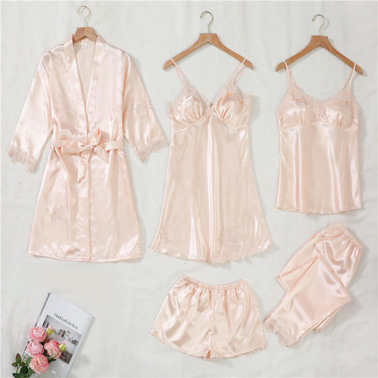 Five Piece Sexy Pajama Set