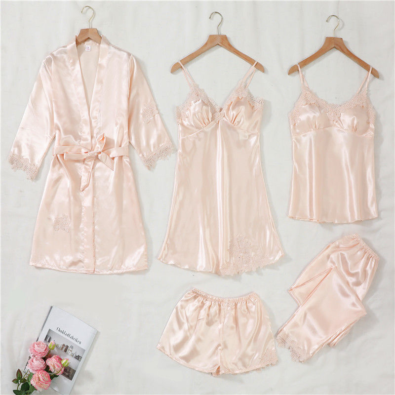 Five Piece Sexy Pajama Set