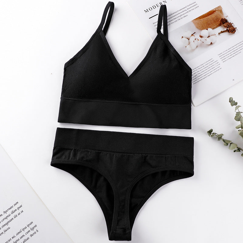 Push Up Sports Bra Set