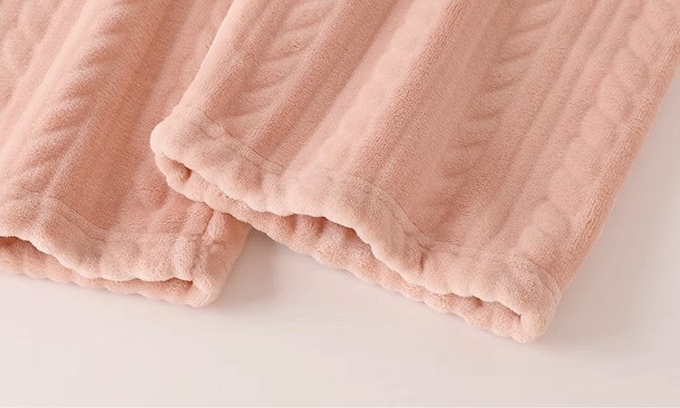 Flannel Long Sleeve Warm Pajama Sets