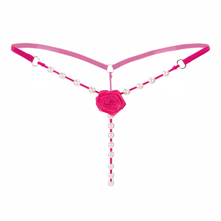 Pearl Rose Thong Panties