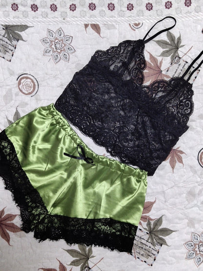 Lace Lingerie Suit