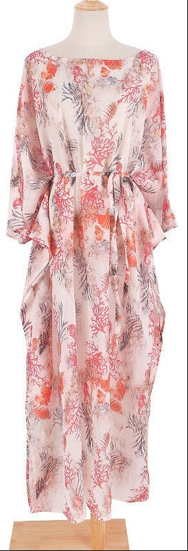 Slit sexy cover-up lingerie