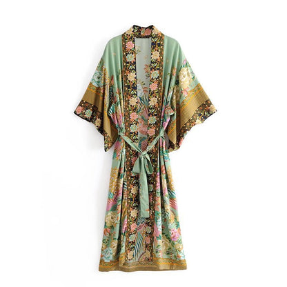 Kimono Print Robe