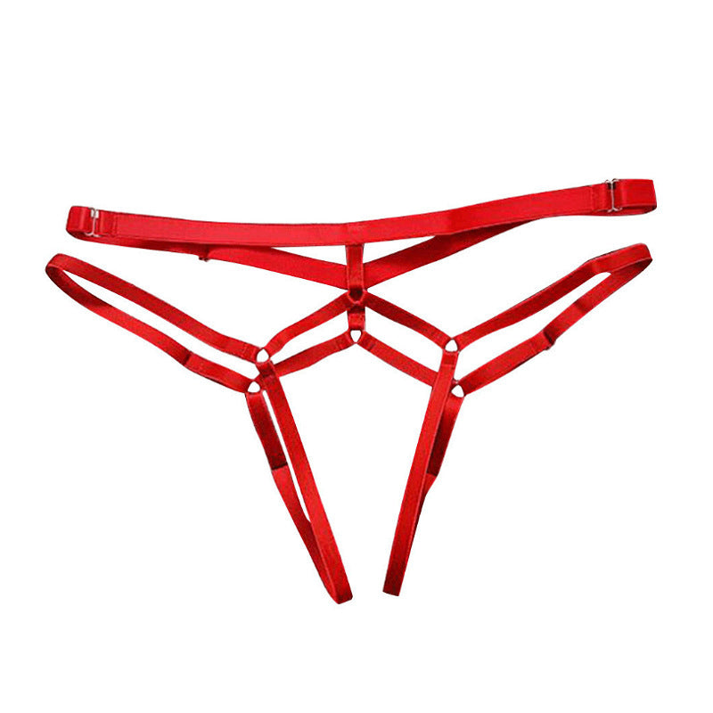 Transparent Lace-up Sexy Open Lingerie