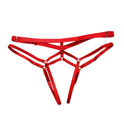 Transparent Lace-up Sexy Open Lingerie
