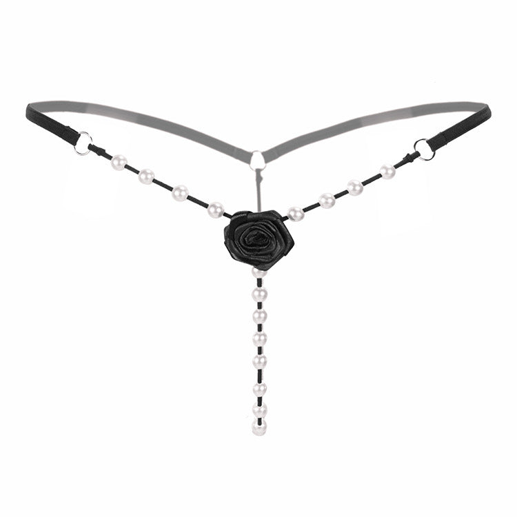 Pearl Rose Thong Panties