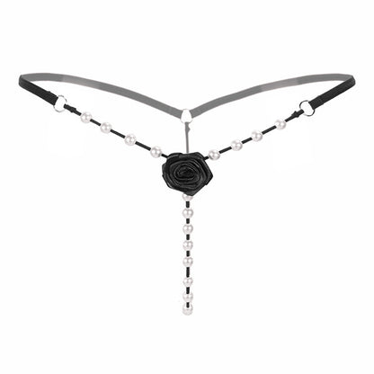 Pearl Rose Thong Panties