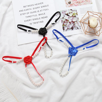 Pearl Rose Thong Panties