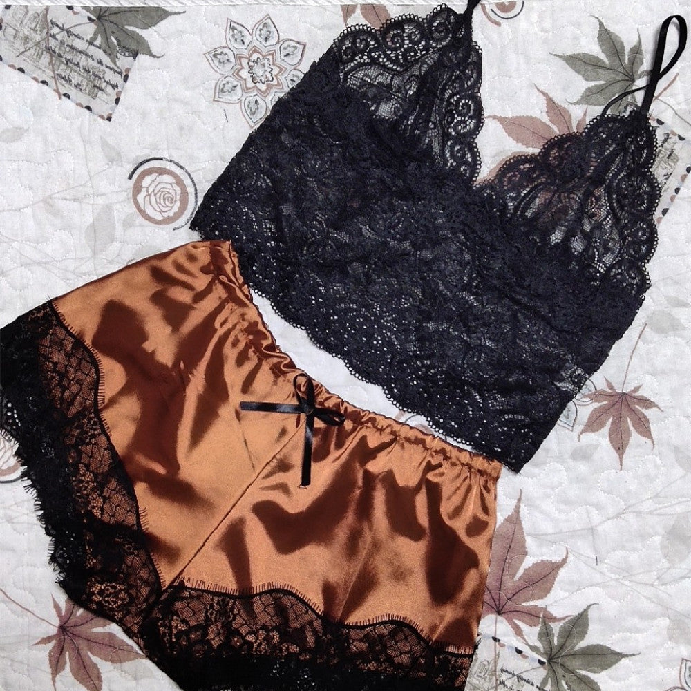Lace Lingerie Suit