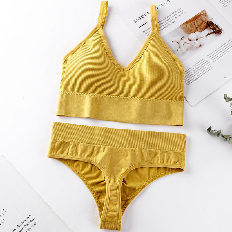 Push Up Sports Bra Set