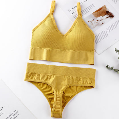 Push Up Sports Bra Set