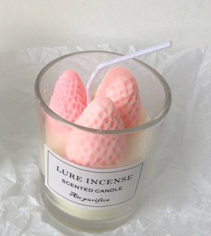 Strawberry Scented Candle Lasting Room