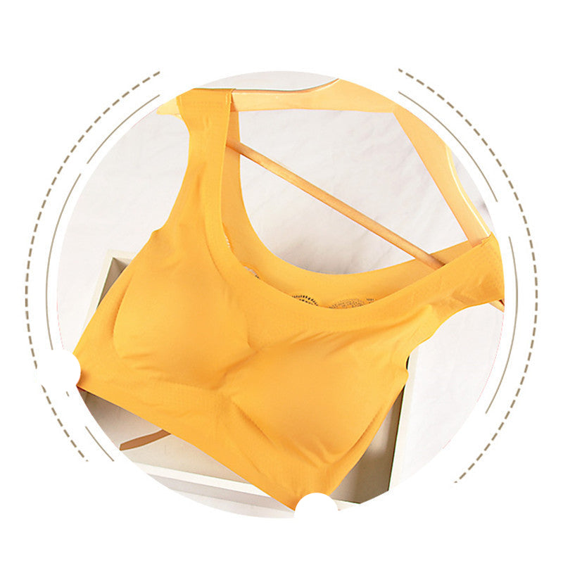 Seamless Butterfly Active Bra With Pads