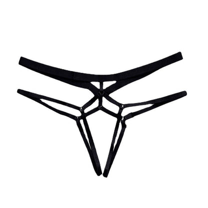 Transparent Lace-up Sexy Open Lingerie