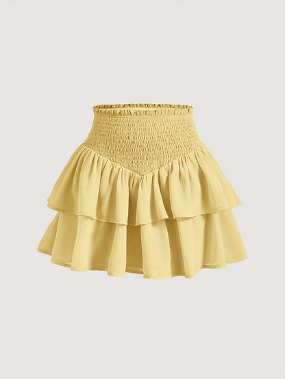 Puff Short Skirt Ballet Lingerie Skirt High Waist Slimming